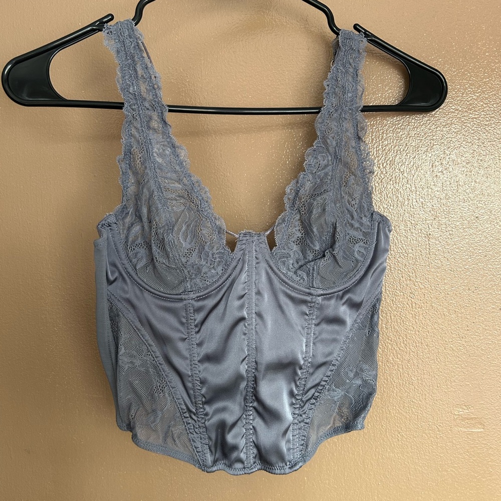 Urban Outfitters Blue/Gray Corset
